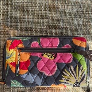 Vera Bradley Floral Continental Wallet